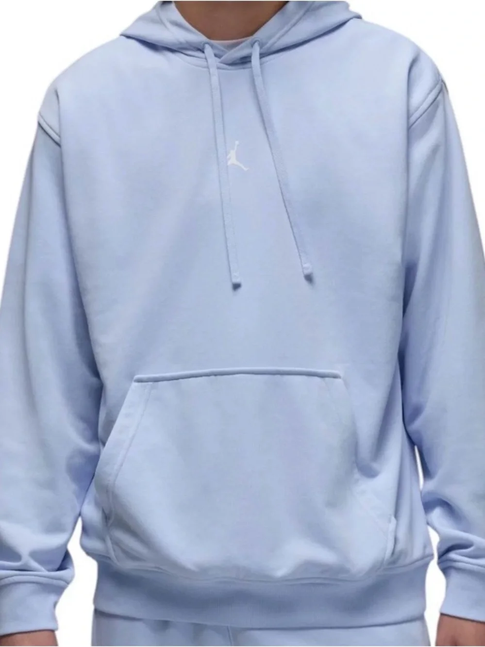 Jordan Men's Dri-FIT Sport Crossover Fleece Hoodie Hydrogen Blue Size XXL NWT